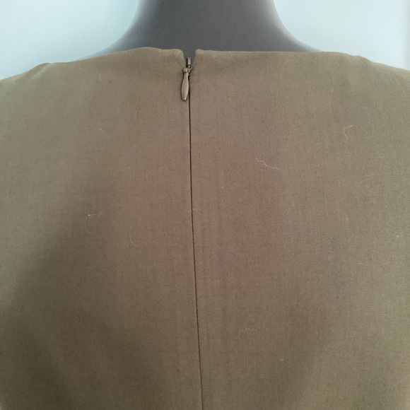 Lafayette 148 NY green wool dress size 14 - Picture 5 of 10